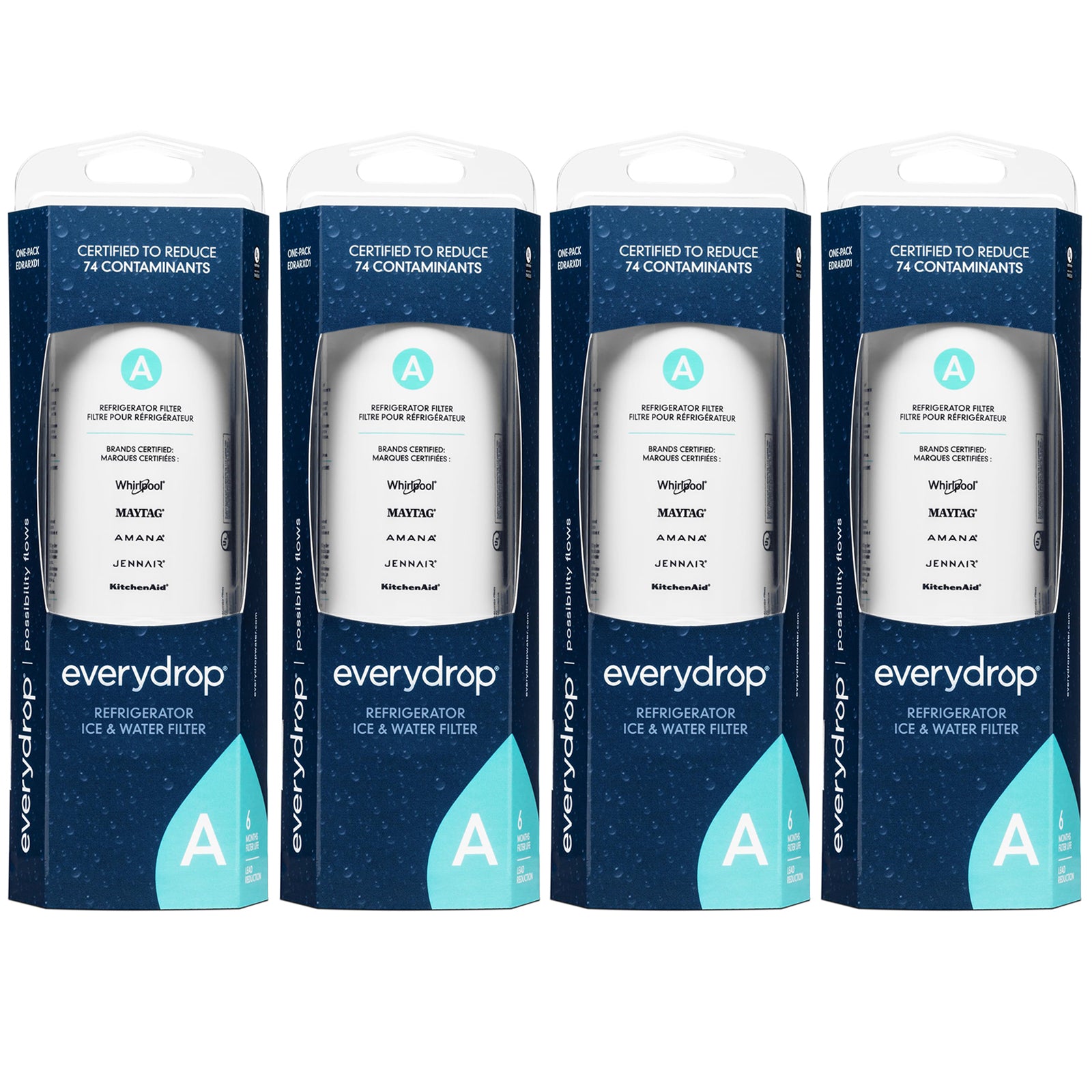 EveryDrop® by Whirlpool Filter A ,Ice and Refrigerator Water Filter A, EDRARXD1