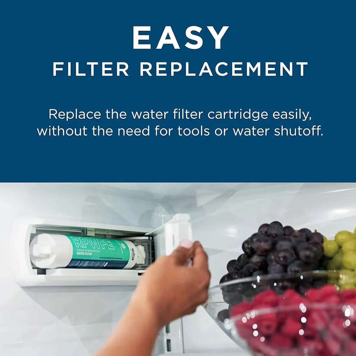 GE RPWFE Refrigerator Water Filter