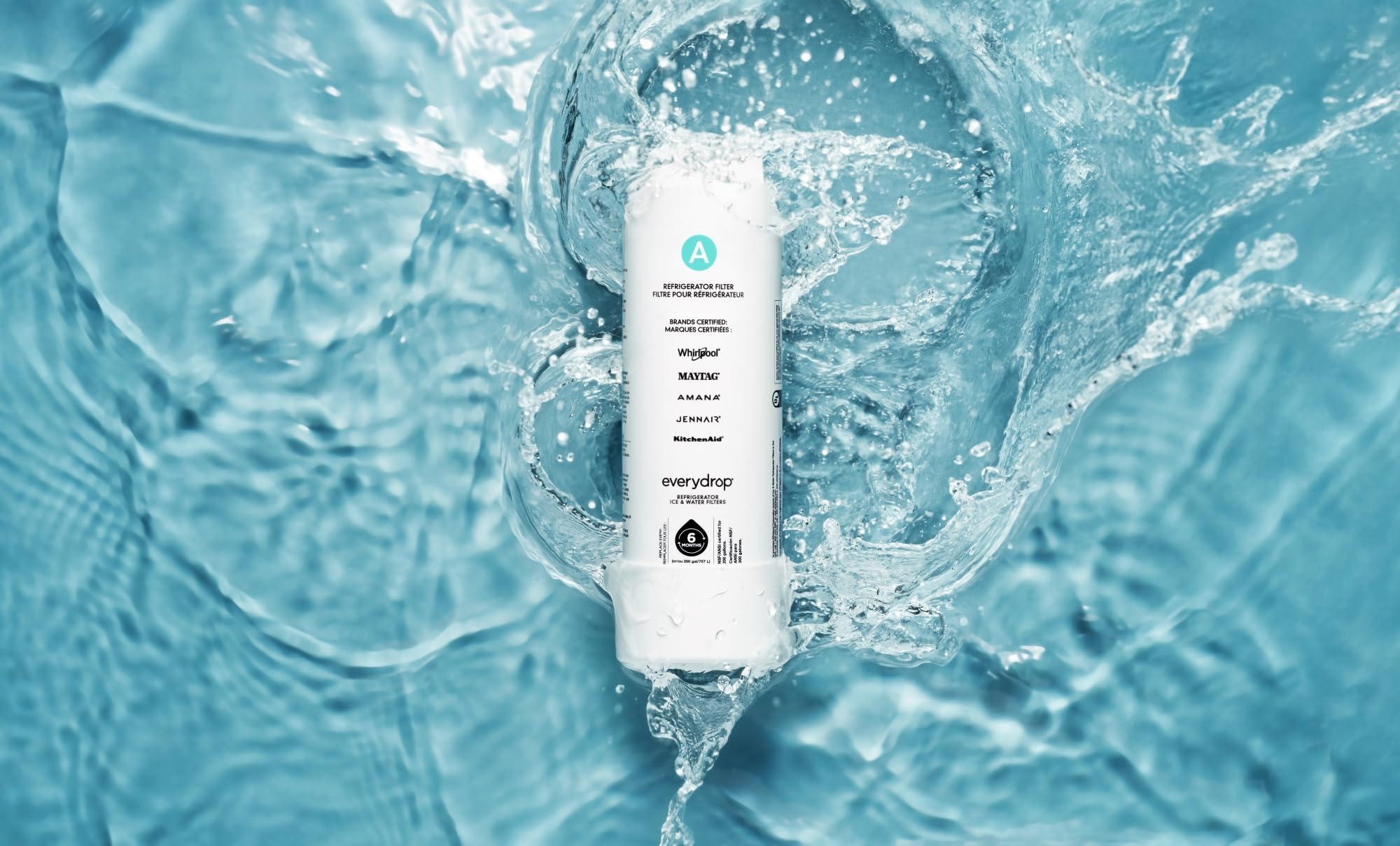 EveryDrop® by Whirlpool Filter A ,Ice and Refrigerator Water Filter A, EDRARXD1